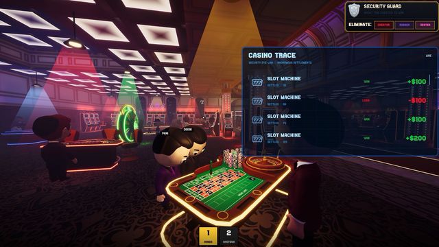 The guard's casino trace: every bet, live