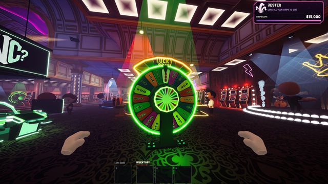 The Lucky Spin, as the Jester